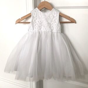 Flower Girl Wedding Baptism Dress Size 12 Months